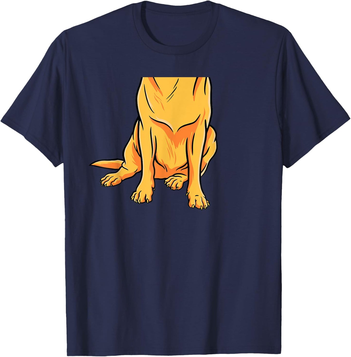 Golden Retriever Lazy Halloween Costume Funny Dog Puppy Pet Men Women Girls Kids T-Shirt - T-Shirt | Navy