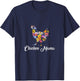 Proud Chicken Mama Mommy Mother Hen CHicken Lovers T-Shirt - T-Shirt | Navy