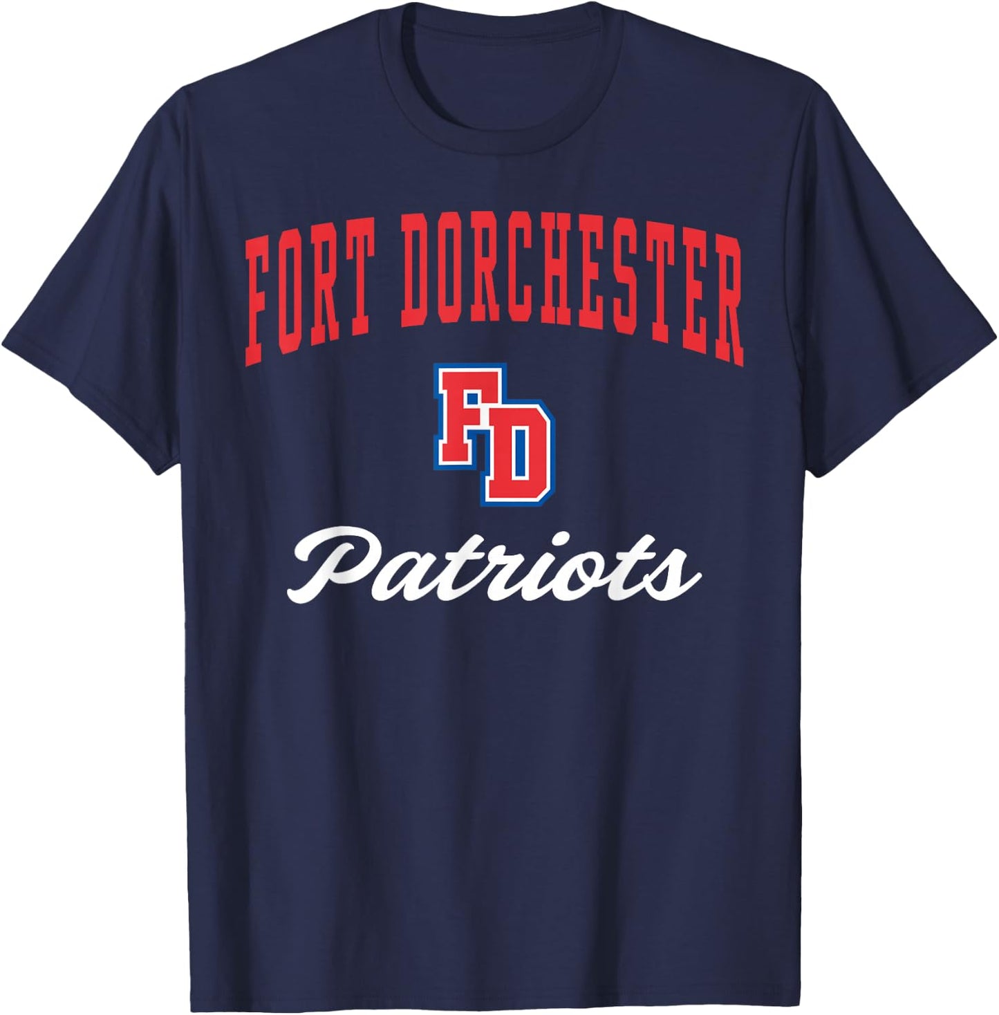 Fort Dorchester High School Patriots C3 T-Shirt - T-Shirt | Navy
