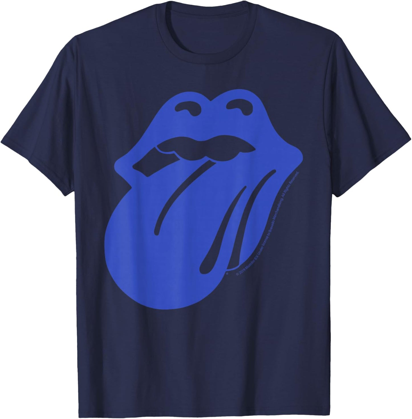 Rolling Stones Official Blue & Lonesome 72 T-Shirt - T-Shirt | Navy