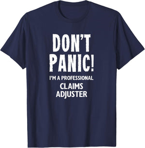 Claims Adjuster T-Shirt - T-Shirt | Navy