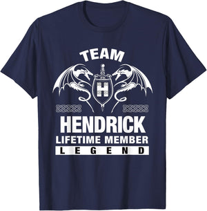 Team HENDRICK Lifetime Member Gifts T-Shirt - T-Shirt | Navy