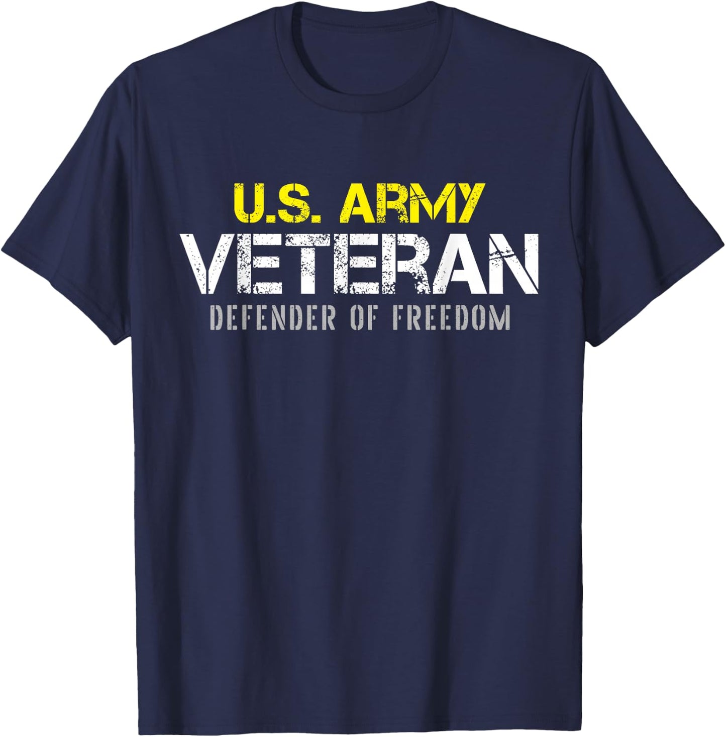 U.S. Army Proud Army Veteran Vintage T-Shirt - T-Shirt | Navy