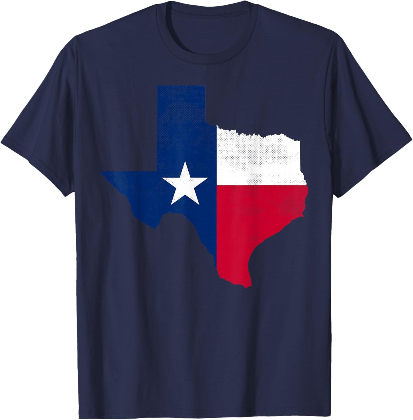 Texas State USA Distressed Flag Grunge Women Men Kids Texas T-Shirt - T-Shirt | Navy