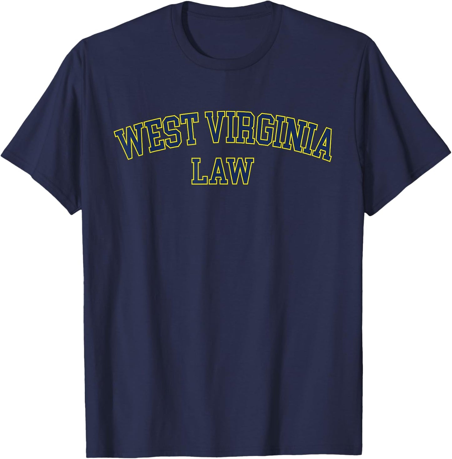 West Virginia Law, Virginia Bar Graduate Lawyer College T-Shirt - T-Shirt | Navy