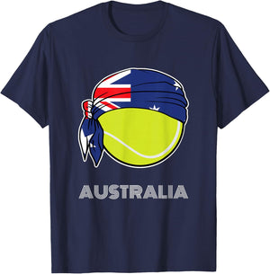 Australia Tennis Shirt Coach Australian Tennis Player T-Shirt - T-Shirt | Navy