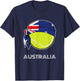 Australia Tennis Shirt Coach Australian Tennis Player T-Shirt - T-Shirt | Navy