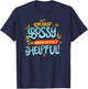 I'm not bossy I'm Aggressively Helpful - Feminism T-Shirt - T-Shirt | Navy
