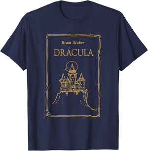 Bram Stoker's Dracula 1897 Original Book Cover T Shirt T-Shirt - T-Shirt | Navy