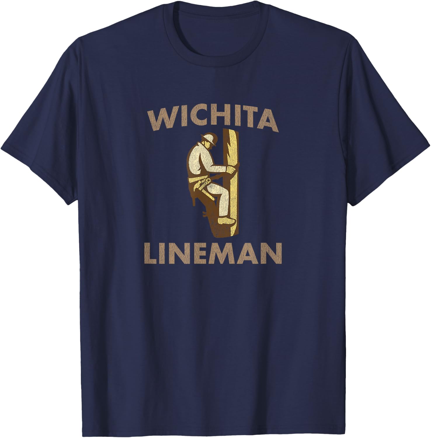 LyricLyfe - - Wichita Lineman T-Shirt - T-Shirt | Navy
