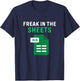 Freak in The Sheets Funny Excel Humor Accountant T-Shirt - T-Shirt | Navy