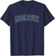 Middlebury Connecticut CT Vintage Sports Design Navy Design T-Shirt - T-Shirt | Navy