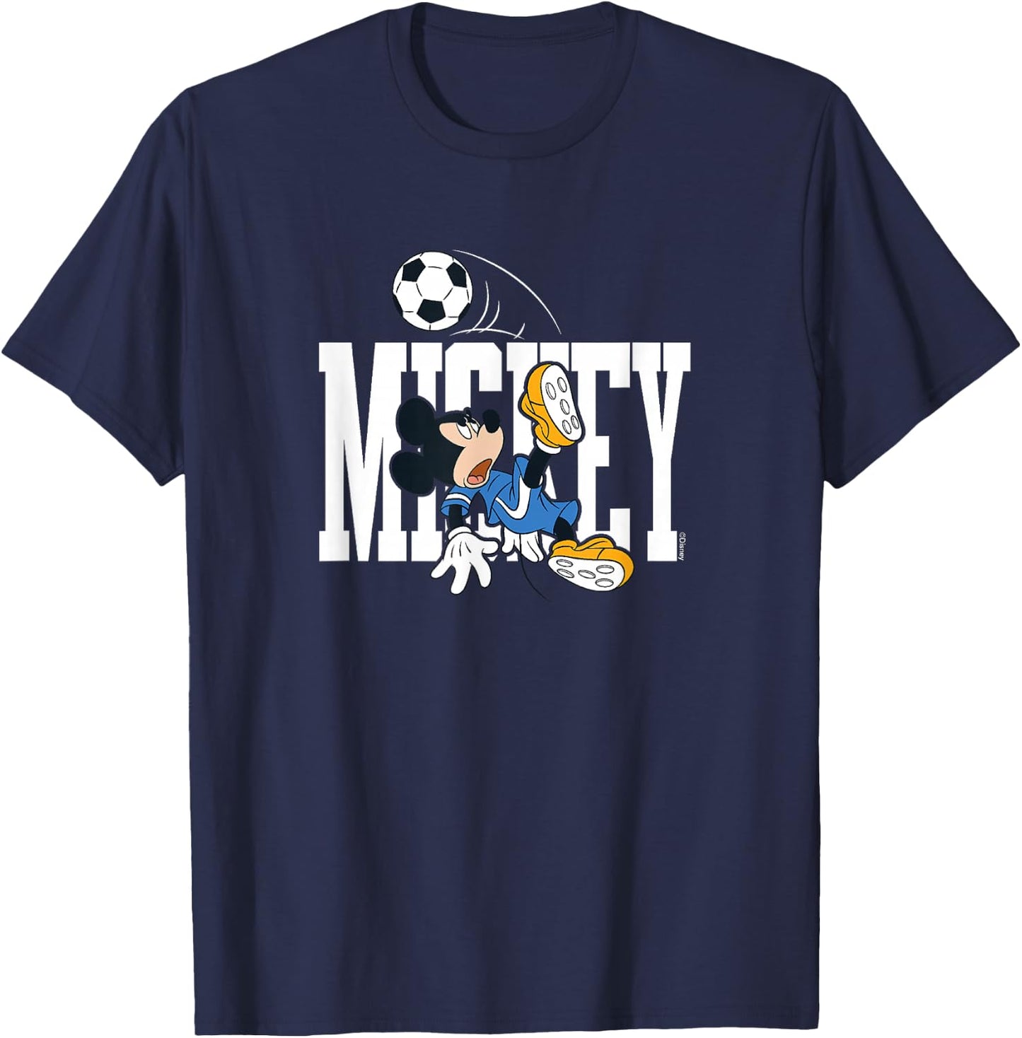 Disney - Mickey Soccer Kick T-Shirt - T-Shirt | Navy