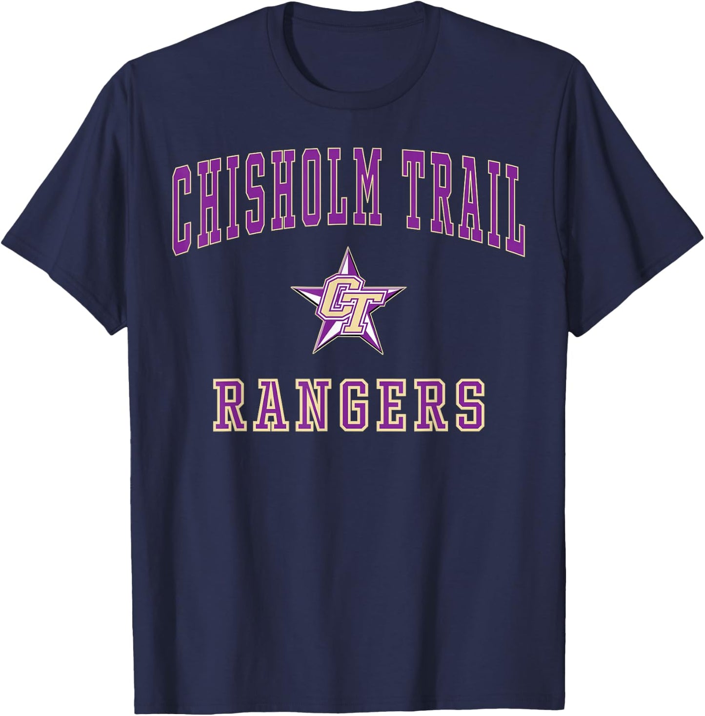 Chisholm Trail High School Rangers C1 T-Shirt - T-Shirt | Navy