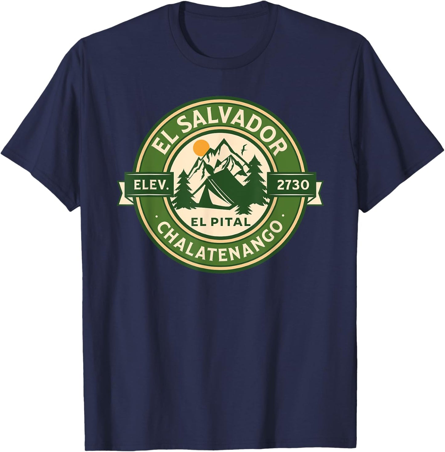 El Pital Chalatenango El Salvador T-Shirt - T-Shirt | Navy