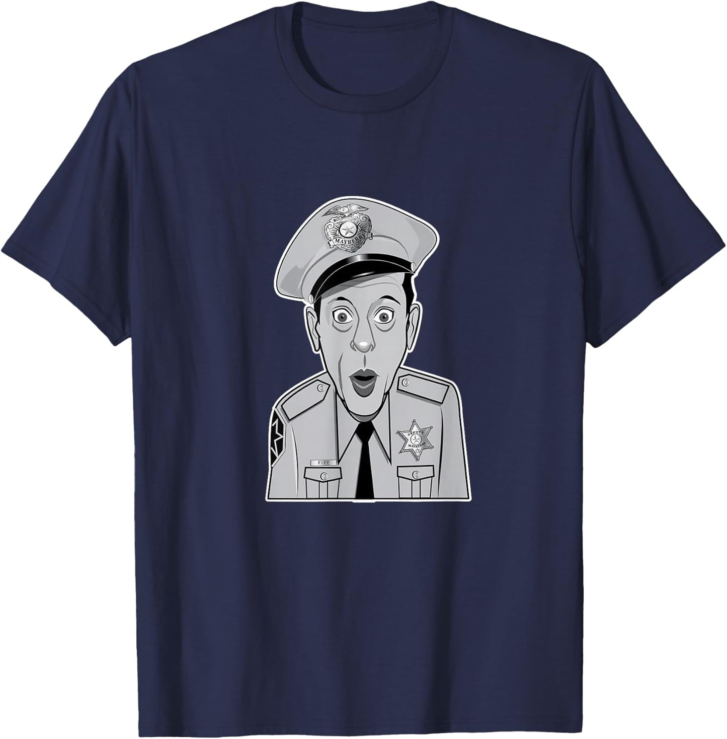 Barney of Mayberry T-Shirt - T-Shirt | Navy