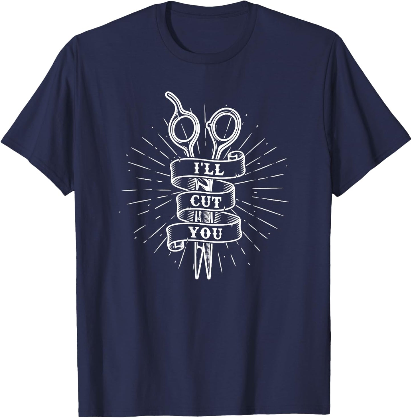 Barber Gift - Hairdresser Hairstylist Barbershop T-Shirt - T-Shirt | Navy