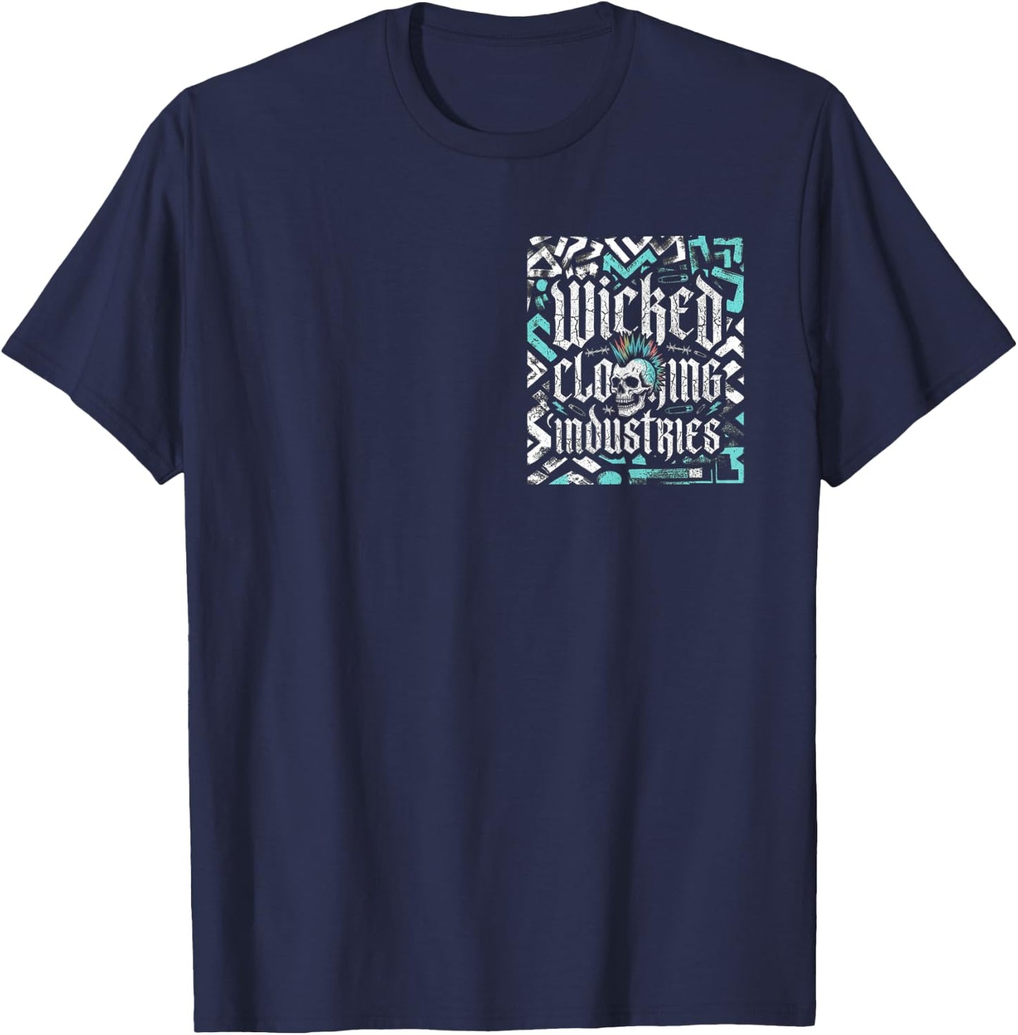 Punk Rock Outlaw T-Shirt - T-Shirt | Navy