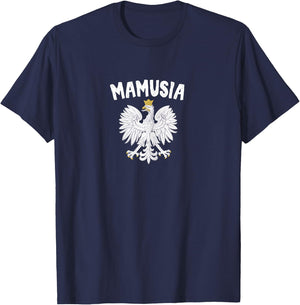 Poland Mamusia Gift Polish mother's day T-Shirt - T-Shirt | Navy