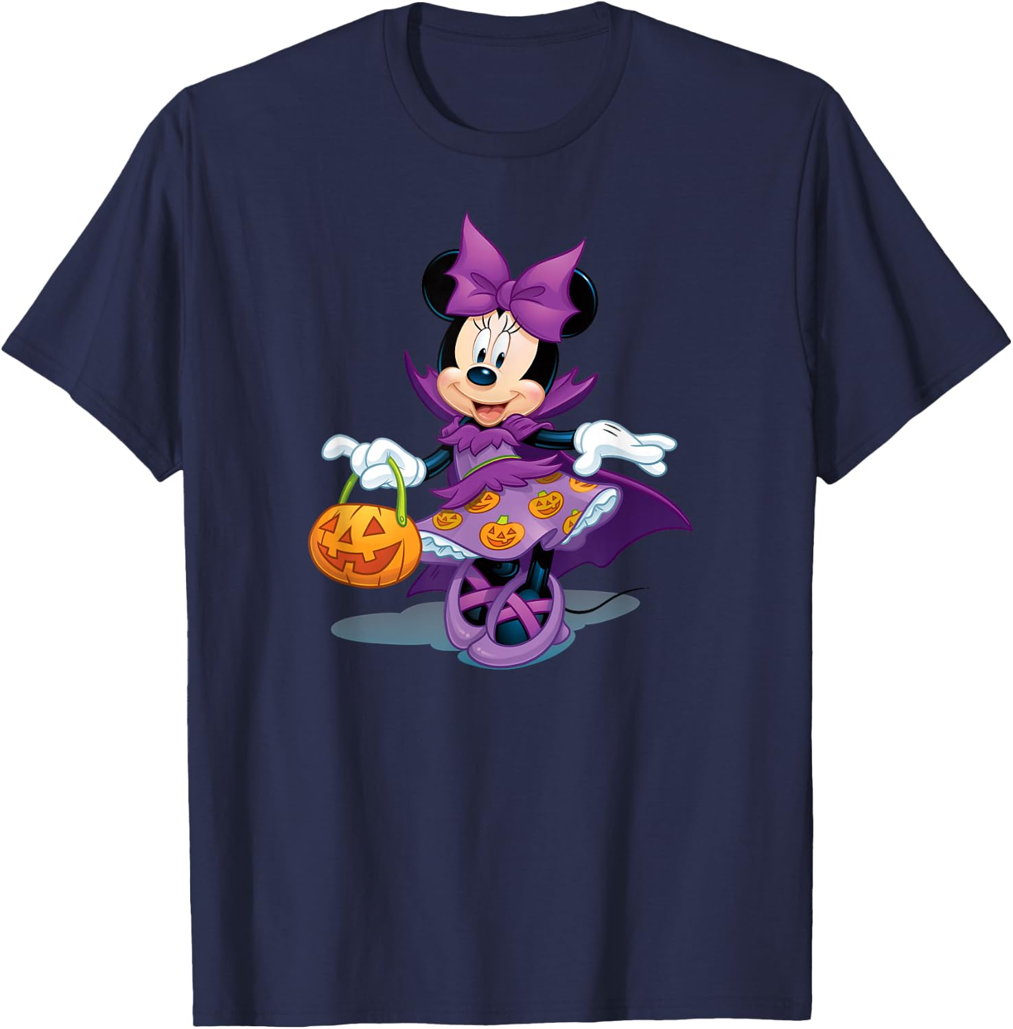 Disney - Halloween Minnie Trick or Treat T-Shirt - T-Shirt | Navy