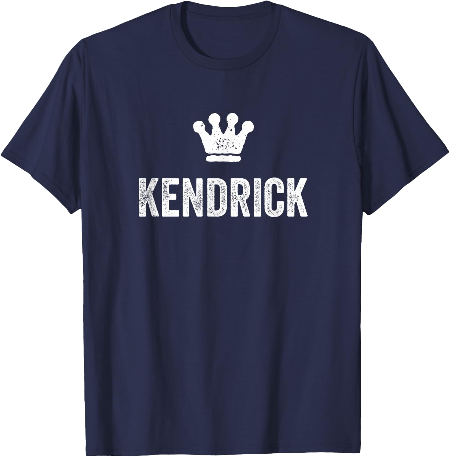 Kendrick The King/Crown & Name Called Kendrick T-Shirt - T-Shirt | Navy