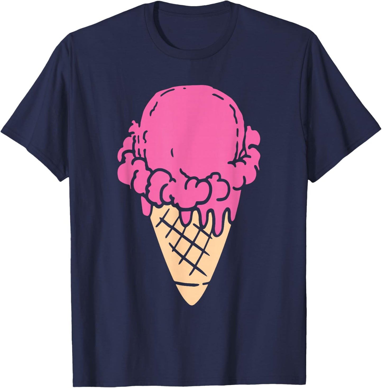 Ice Cream Gift T-Shirt - T-Shirt | Navy