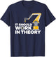 Funny Robotics Art Kids Robot Robotics Engineering T-Shirt - T-Shirt | Navy