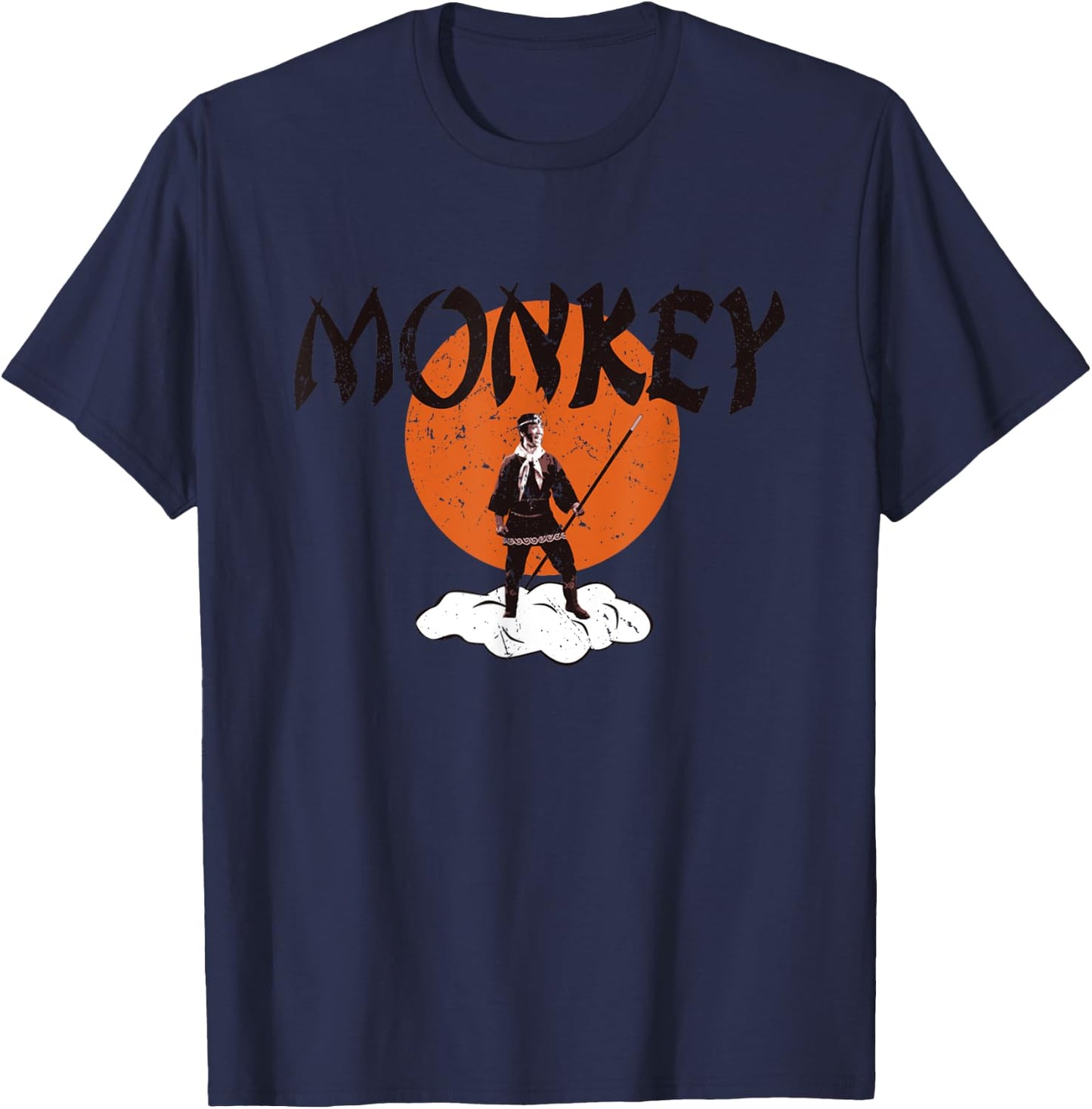 Monkey Magic | Classic Retro 1980's Cult Hit T-Shirt - T-Shirt | Navy