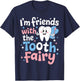 Tooth Fairy Dental Assistant Hygienist Or Pediatric Dentist T-Shirt - T-Shirt | Navy