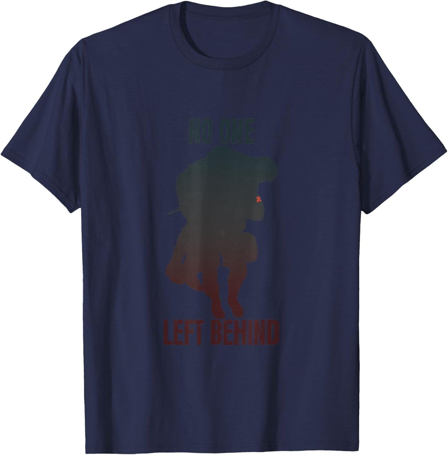 America Military No one left behind T-Shirt - T-Shirt | Navy
