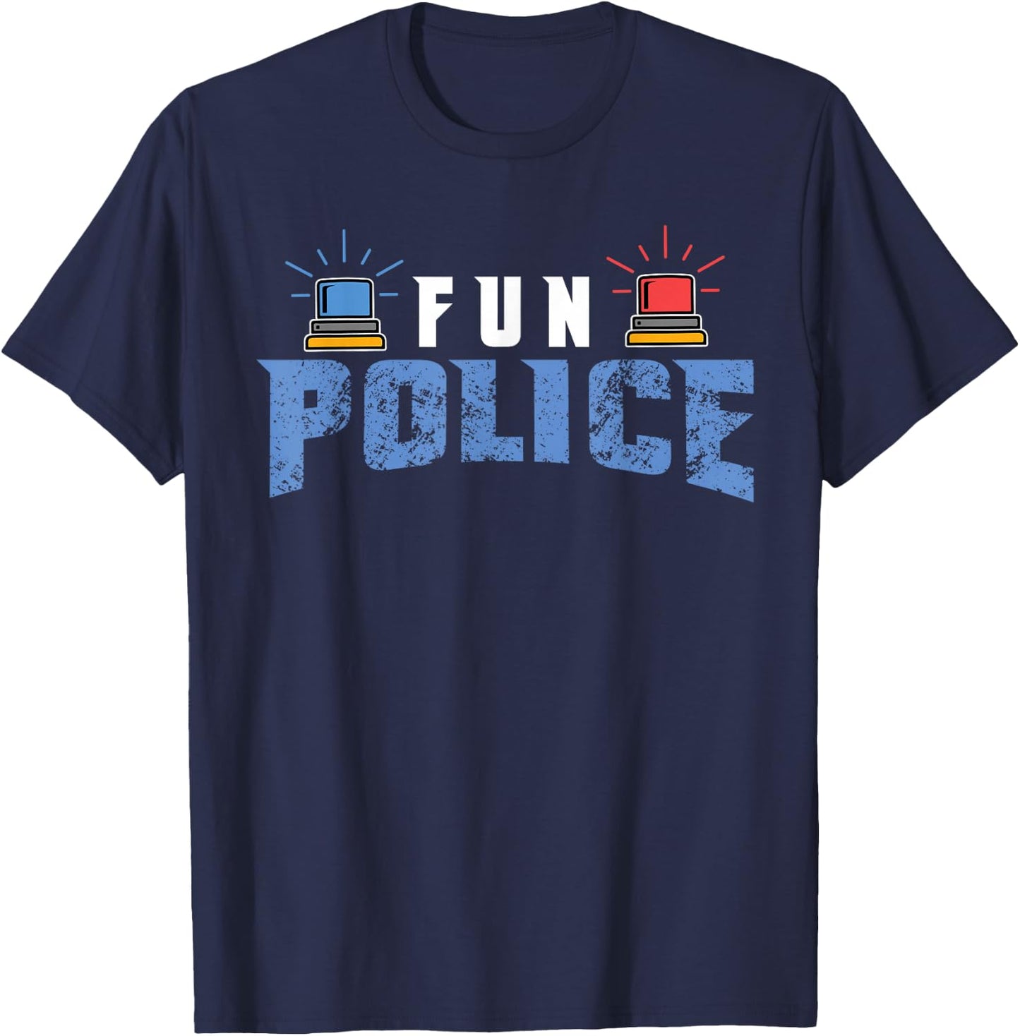Dance Chaperone Fun Police For Dancing Sheriff State Cop T-Shirt - T-Shirt | Navy