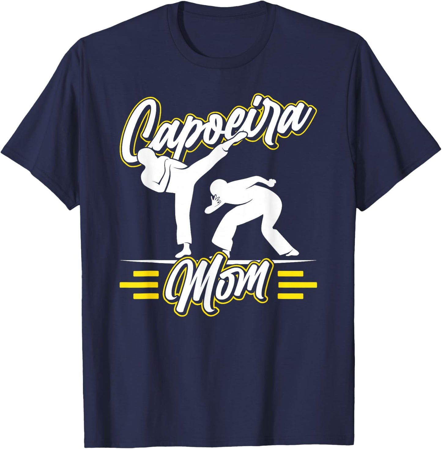 Capoeira Mom Hobby Trainer Brazil Martial Arts Mother Mommy T-Shirt - T-Shirt | Navy