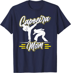 Capoeira Mom Hobby Trainer Brazil Martial Arts Mother Mommy T-Shirt - T-Shirt | Navy