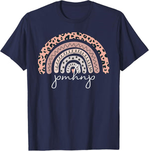 PMHNP Psychiatric Mental Health Nurse Practitioner Rainbow T-Shirt - T-Shirt | Navy
