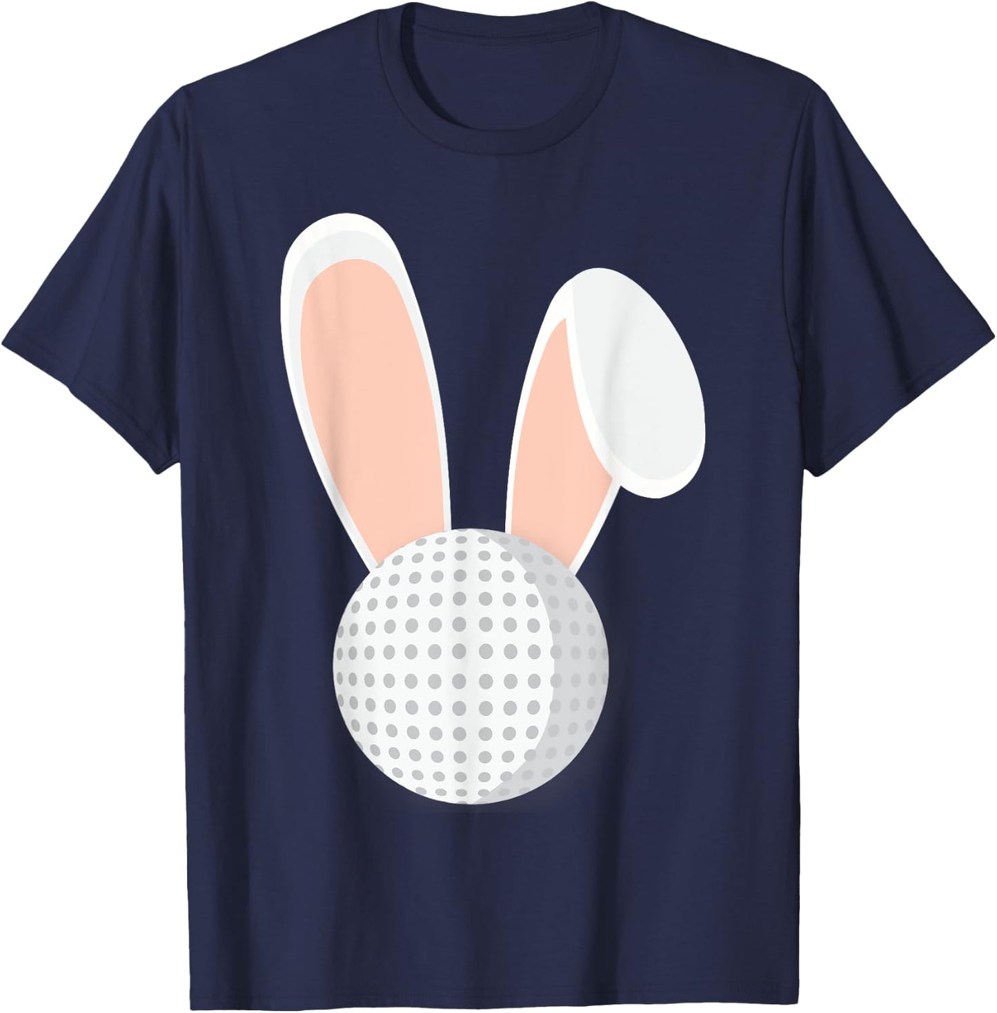Easter Rabbit Bunny Golf Ball Golfer Funny Holiday T-Shirt - T-Shirt | Navy