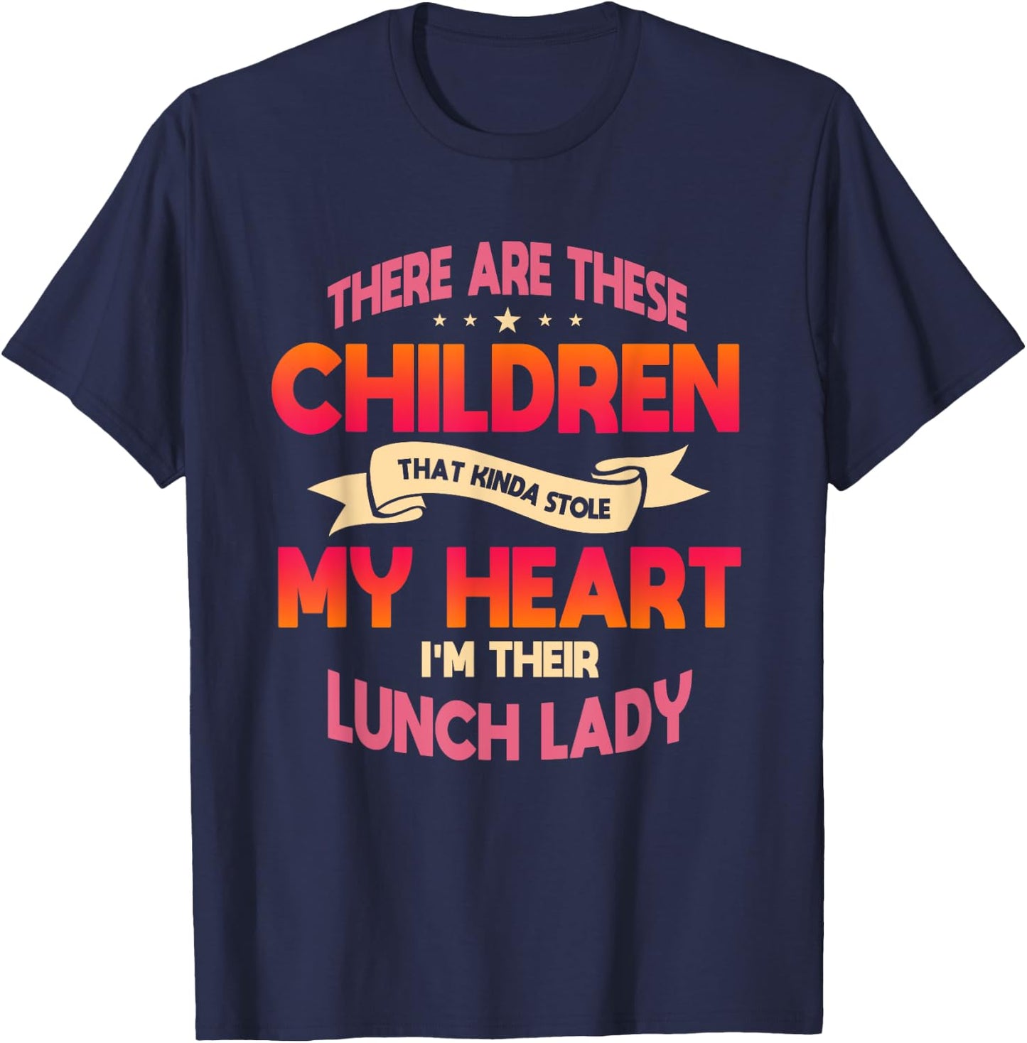 Lunch Lady Cafeteria Crew School Kitchen Staff Food Service T-Shirt - T-Shirt | Navy
