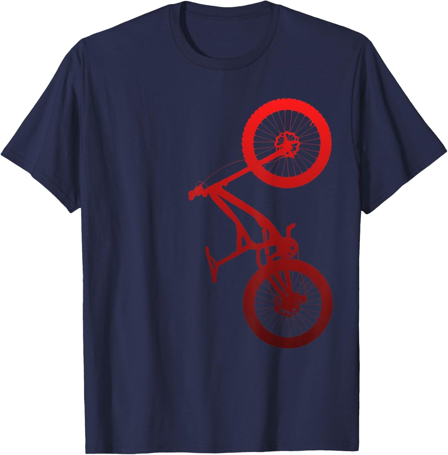 Downhill Mountain Bike MTB Bicycle Jersey Men Children T-Shirt - T-Shirt | Navy