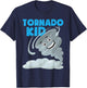 Tornado Kid - Storm Hunter Hurricane Chaser Meteorology T-Shirt - T-Shirt | Navy