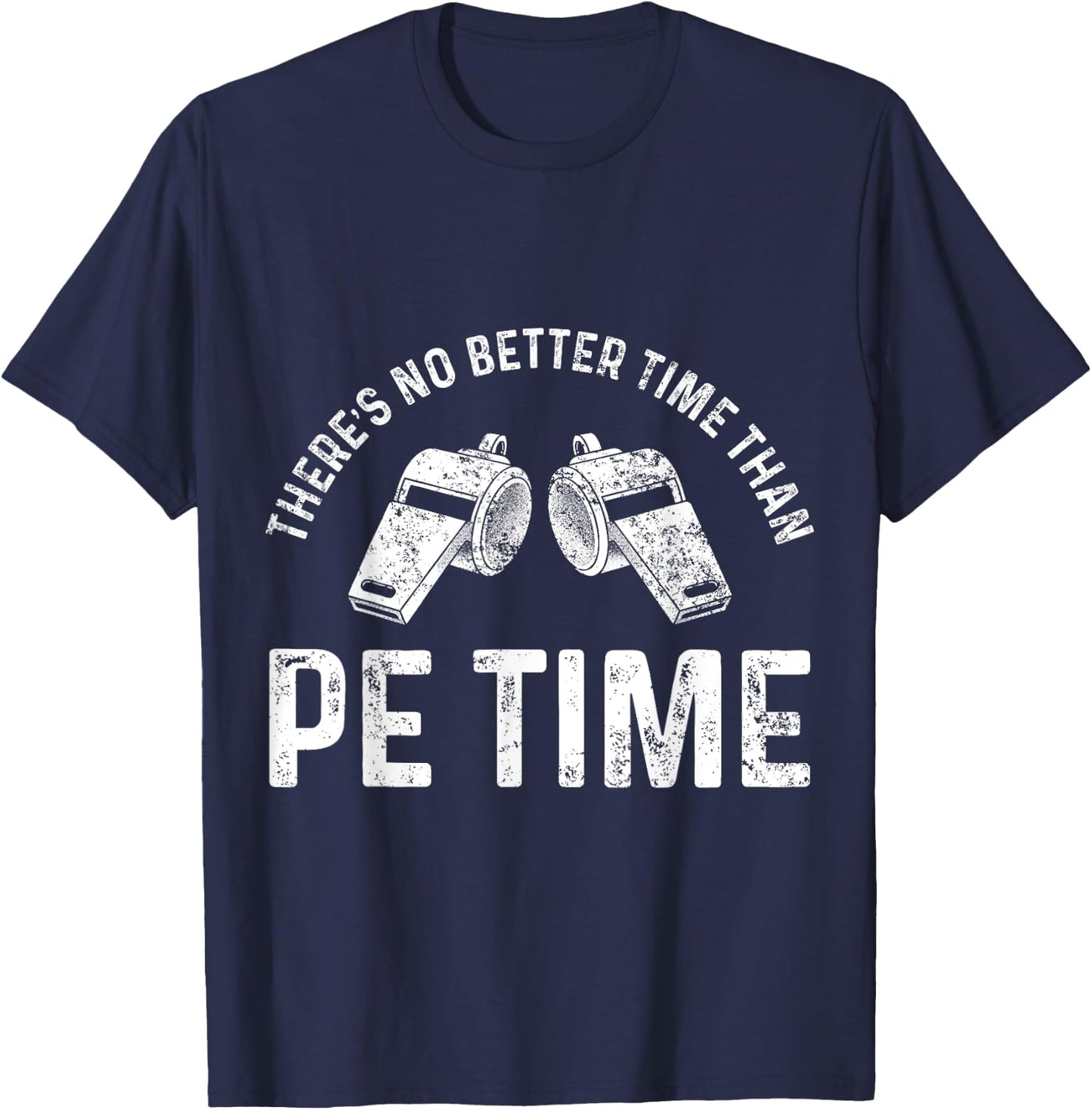 PE Physical Education Teacher Better Time Gifts Women T-Shirt - T-Shirt | Navy