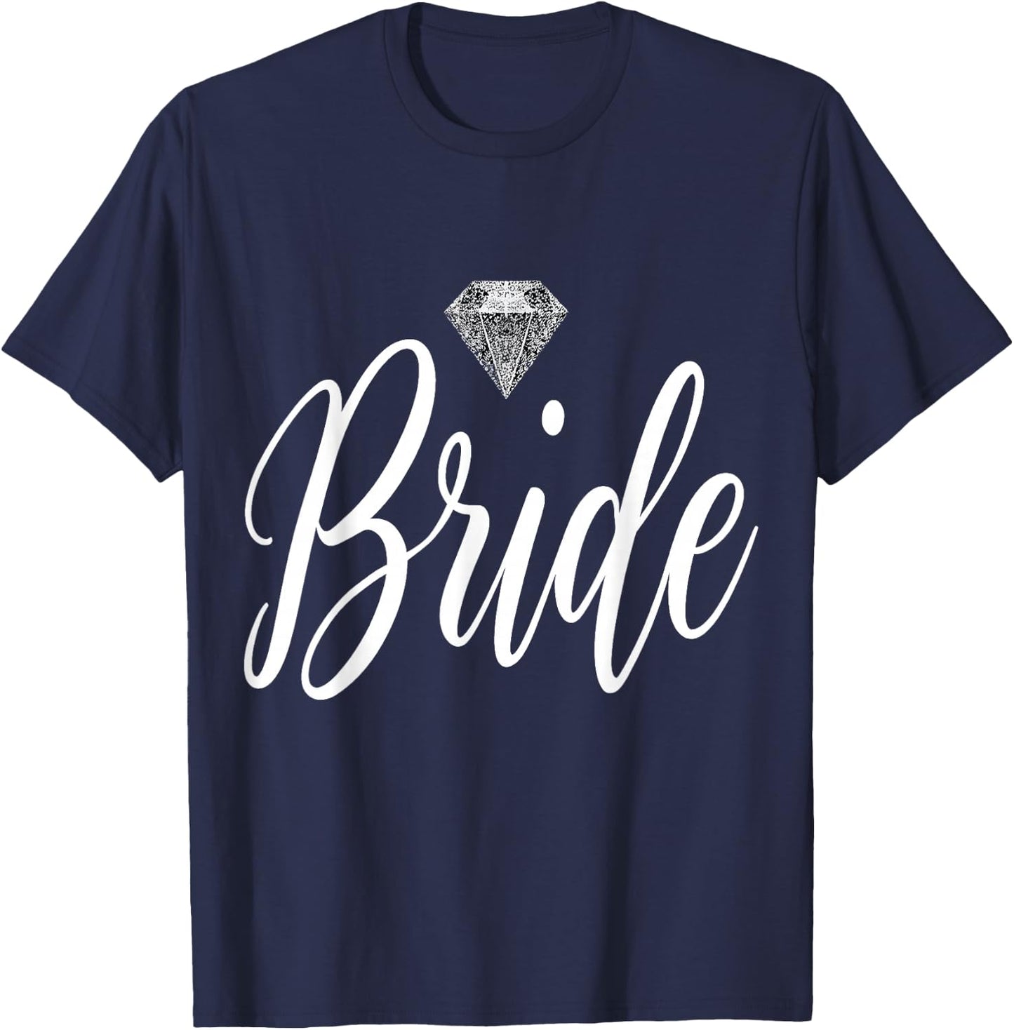 Bride Wedding T-Shirt - T-Shirt | Navy