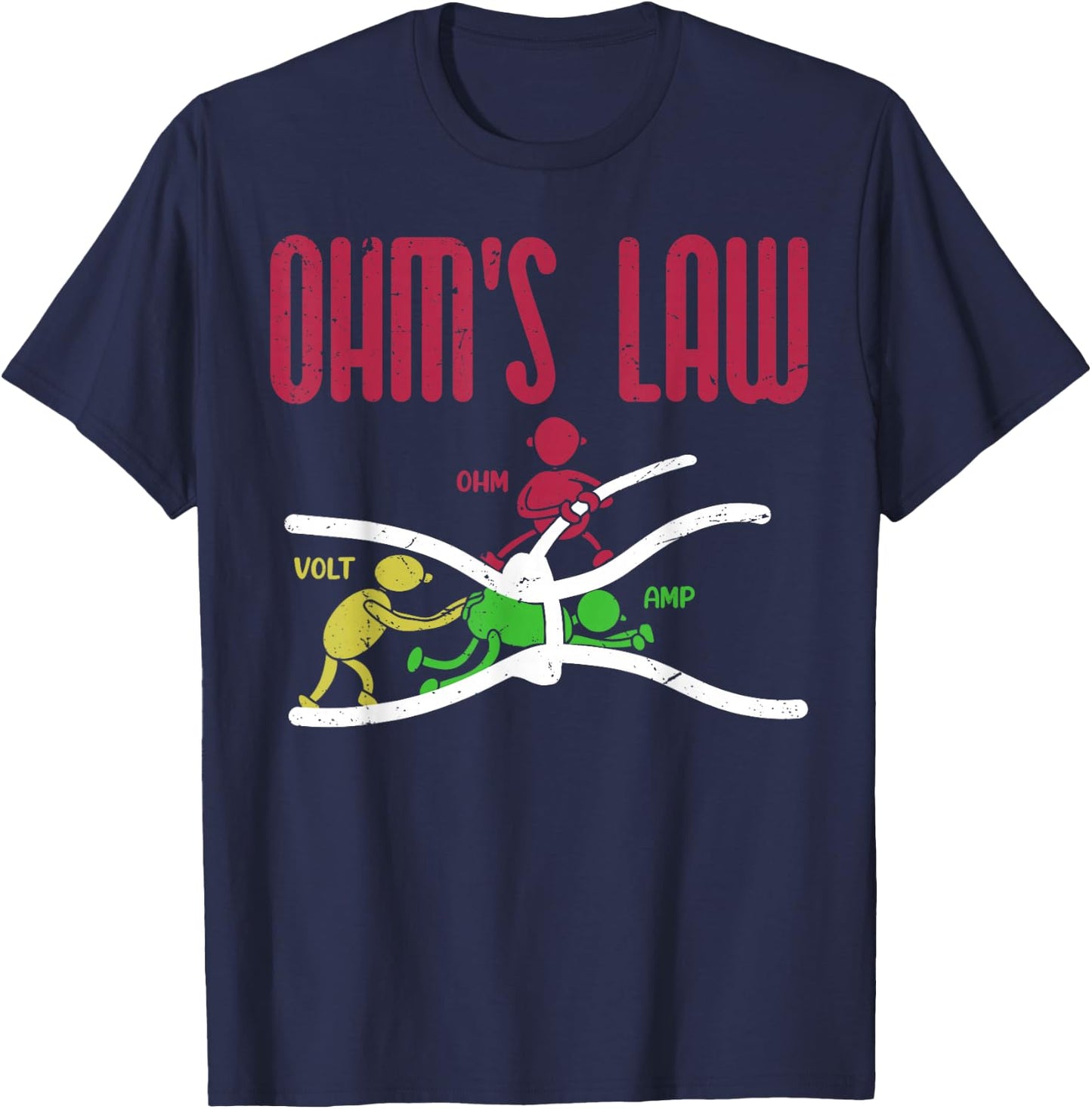 Ohm's Law T-Shirt - T-Shirt | Navy