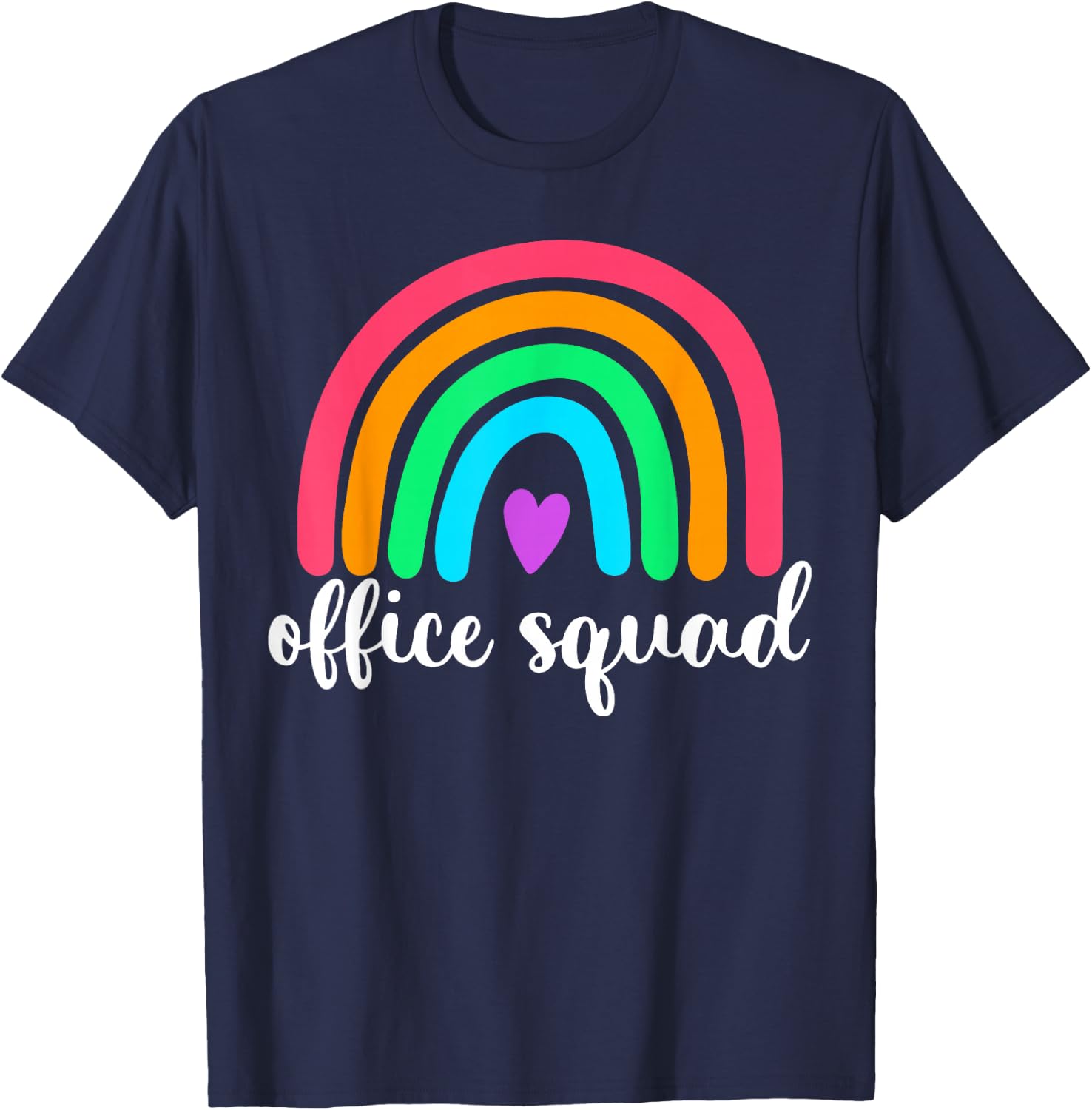 Office Squad Administrative Gifts Assistant School Secretary T-Shirt - T-Shirt | Navy