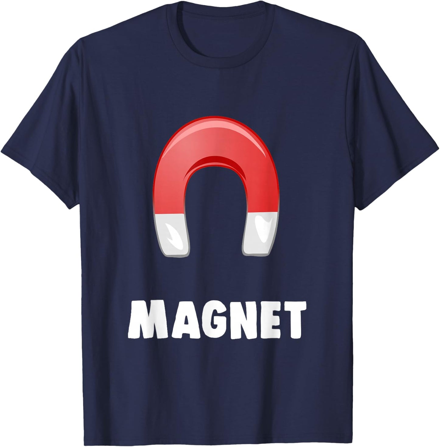 Magnet Matching Halloween Costumes for Couples T-Shirt - T-Shirt | Navy