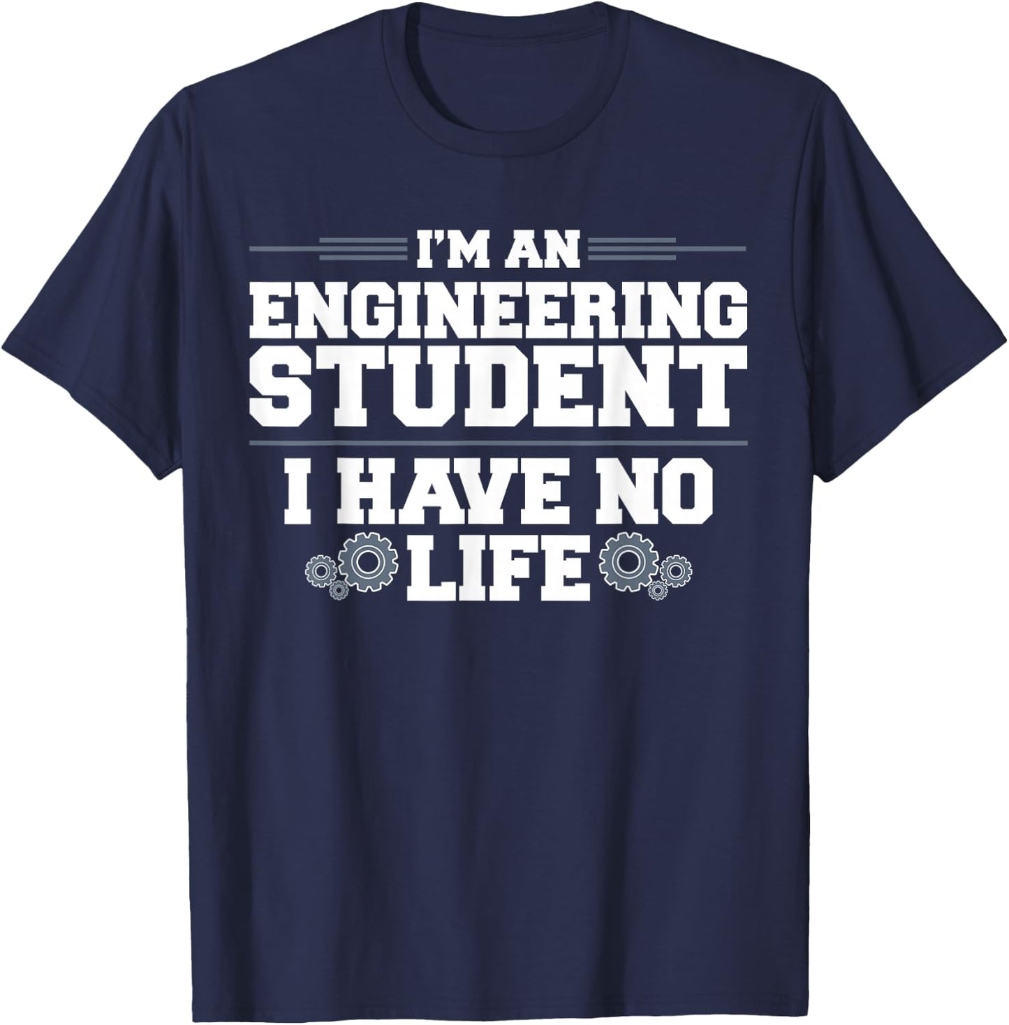 Cool Engineer Art Women Engineering Student T-Shirt - T-Shirt | Navy