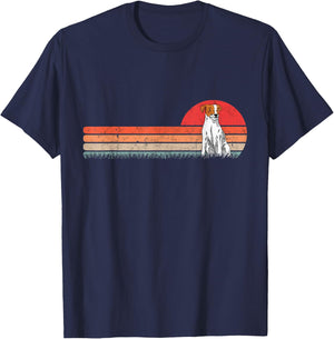 Parson Russell Terrier Retro T-Shirt - T-Shirt | Navy