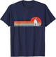 Parson Russell Terrier Retro T-Shirt - T-Shirt | Navy