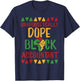 Unapologetically Dope Black Accountant T-Shirt - T-Shirt | Navy