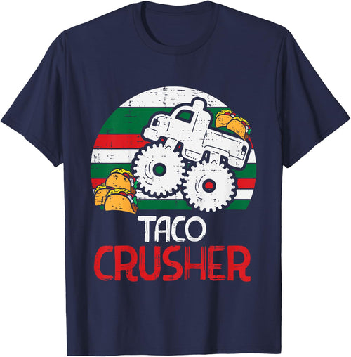 Kids Taco Crusher Monster Truck Toddler Boys Cinco De Mayo Kids