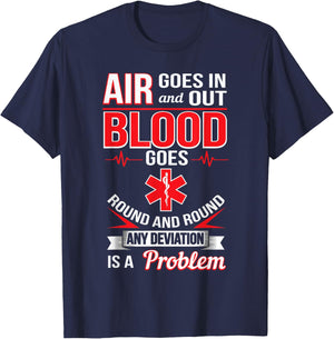 EMT Funny First Responder Gift Paramedic EMS Nurse EMT T-Shirt - T-Shirt | Navy