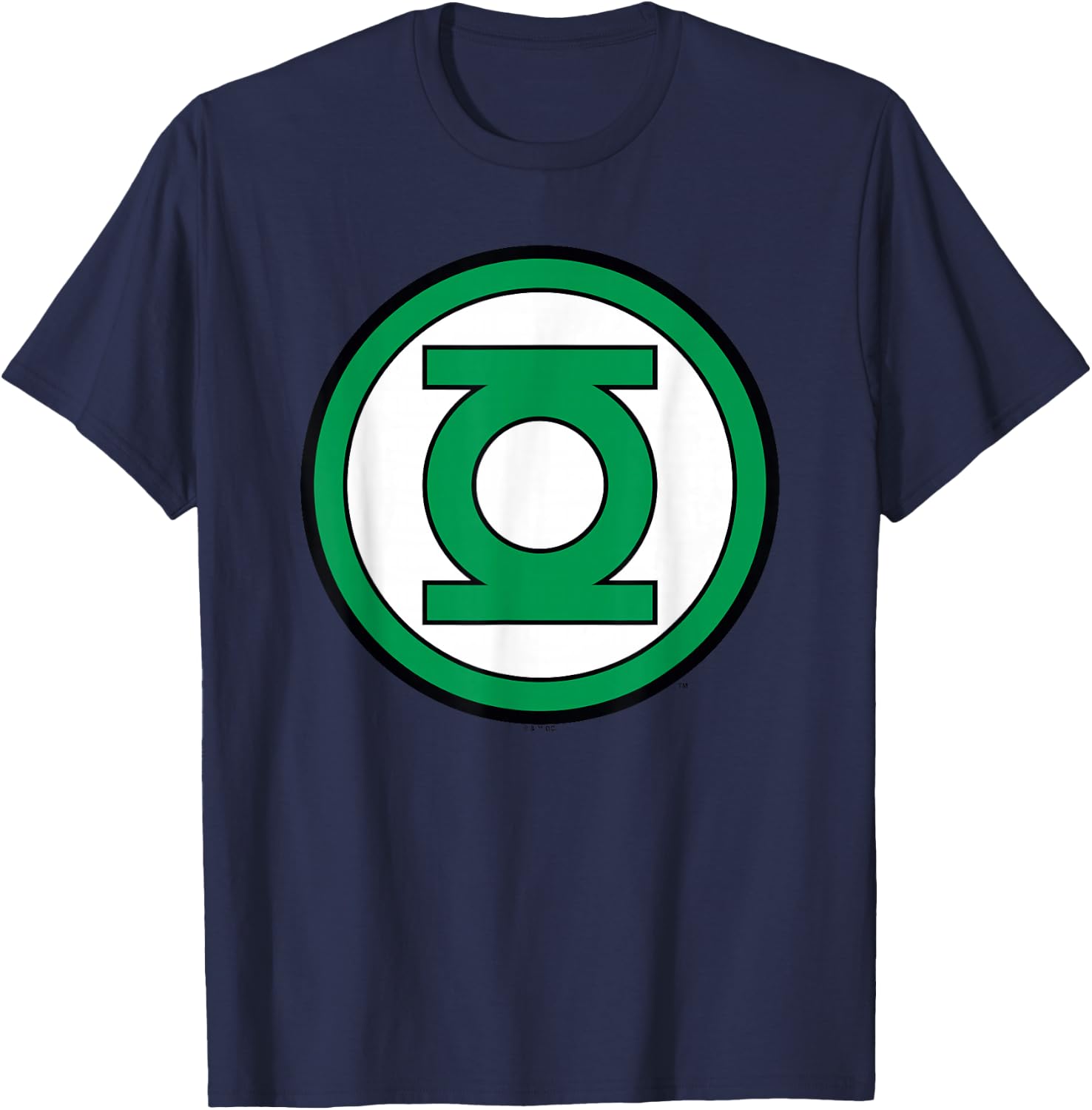 Green Lantern Large Logo T-Shirt - T-Shirt | Navy
